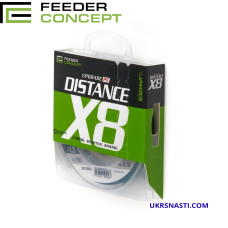 Шнур Feeder Concept Distance х8 Braid Dark Green 150м тёмно-зелёный